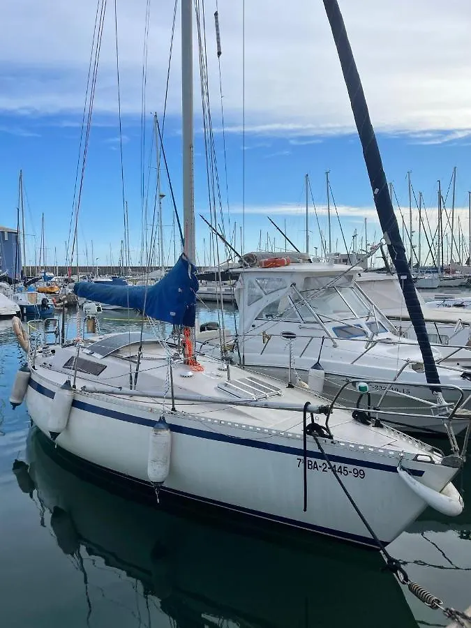 Cozy Sailing Boat Barcelona Hotel Sant Adria de Besos Botel